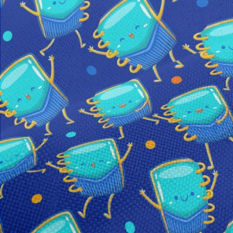 Lively Blue Notebook Performance Linen