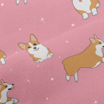 Cute Corgi At The Event Performance Linen