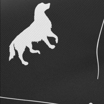 Diamond Puppy Silhouette Twill