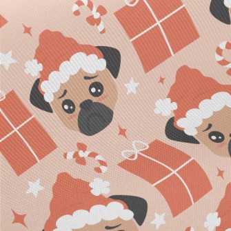 Sad Christmas Pug Twill