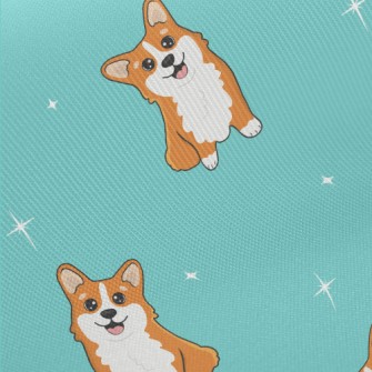 Cartoon Corgi Twill