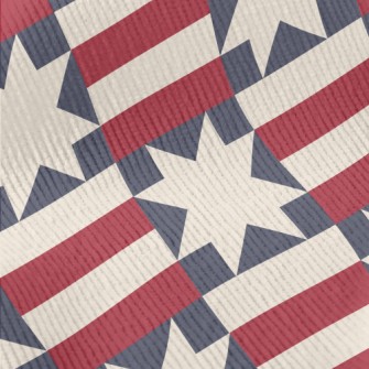 American Flag Themed Pattern Standard Corduroy