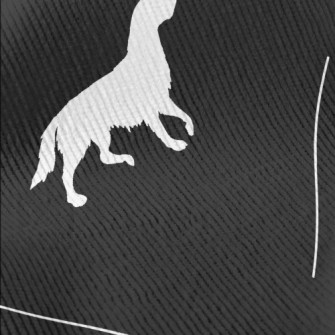 Diamond Puppy Silhouette Standard Corduroy