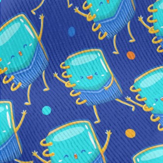 Lively Blue Notebook Standard Corduroy