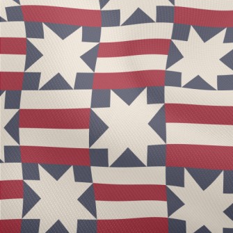 American Flag Themed Pattern Dobby
