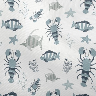 Hand Drawn Marine Life Dobby