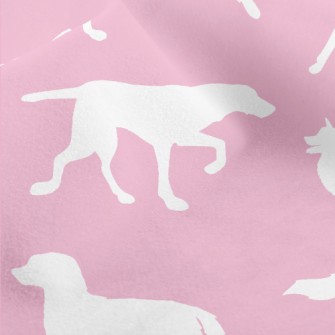 Puppy Activity Silhouette Micro Fleece