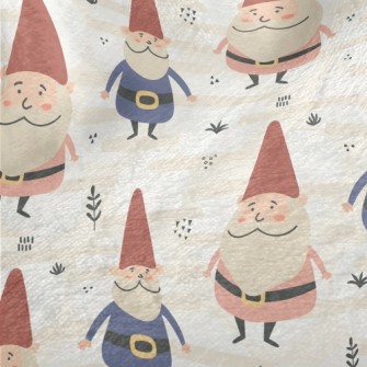 Friendly Garden Elves Minky