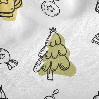 Christmas Tree And Milk Wine Minky