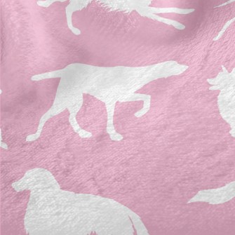 Puppy Activity Silhouette Minky