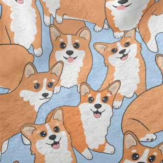 Cute Cartoon Corgi Minky
