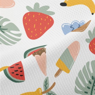 Summer Travel Elements Piqué