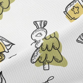 Christmas Tree And Milk Wine Piqué