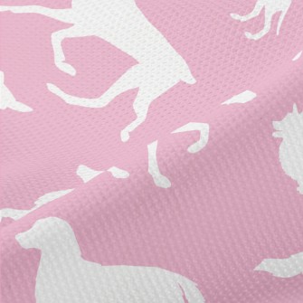 Puppy Activity Silhouette Piqué