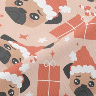 Sad Christmas Pug Piqué
