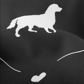 Diamond Puppy Silhouette Lightweight Performance Linen