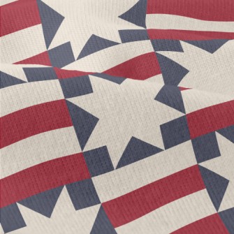 American Flag Themed Pattern Modern Jersey