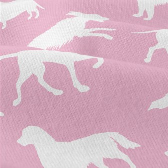 Puppy Activity Silhouette Modern Jersey