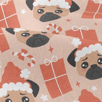 Sad Christmas Pug Modern Jersey