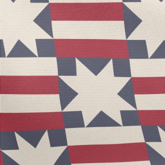 American Flag Themed Pattern Pongee