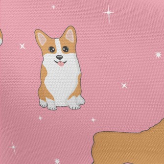 Cute Corgi At The Event Pongee