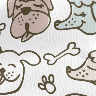 Funny Hand Drawn Puppy Stretch Jersey