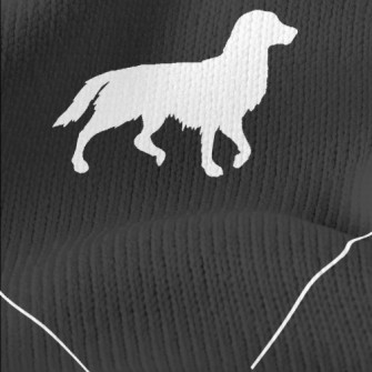 Diamond Puppy Silhouette Stretch Jersey