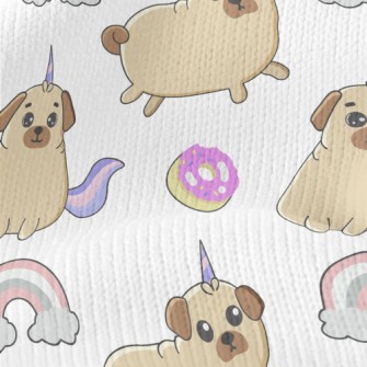 Unicorn Dress Up Puppy Stretch Jersey