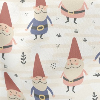 Friendly Garden Elves Lightweight Cotton Poplin