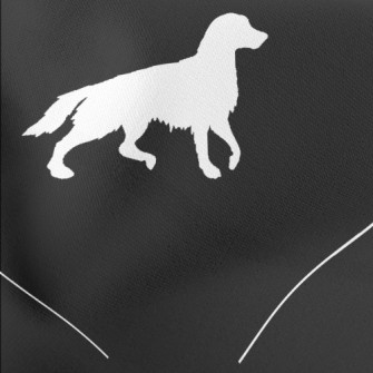 Diamond Puppy Silhouette Lightweight Cotton Poplin