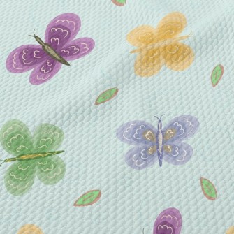 Beautiful Pattern Butterfly Birdseye Piqué