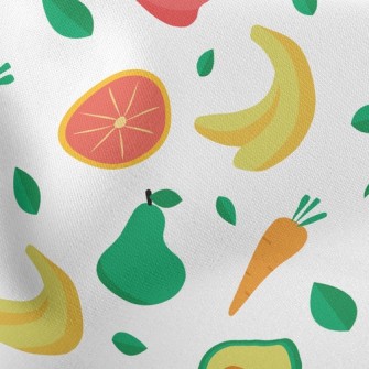 Grapefruit Banana Fruits And V Stretch Ponte