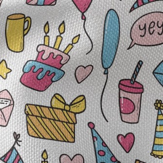 Happy Birthday Party Waterproof Canvas