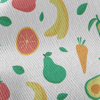 Grapefruit Banana Fruits And V Standard Corduroy