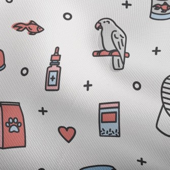 Raising Parrots, Hamsters And  Dobby