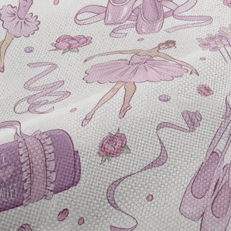Beautiful Ballet Pose Performance Linen