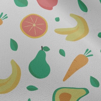 Grapefruit Banana Fruits And V Chiffon