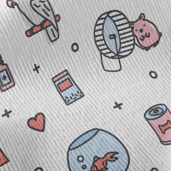 Raising Parrots, Hamsters And  Standard Corduroy