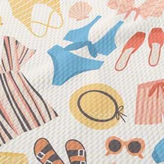 Beach Vacation Dress Birdseye Piqué