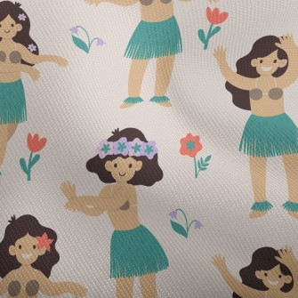 Hawaiian Hula Girl Dobby