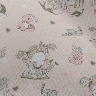 Girls Reading Time Chiffon
