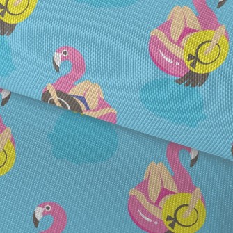 Summer Pool Girl Waterproof Oxford