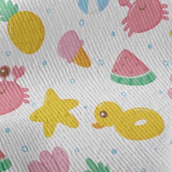 Cute Crab Shell Standard Corduroy