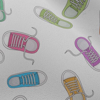 Colorful Sneakers Chiffon