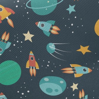 Rocket Travels The Universe Twill