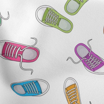 Colorful Sneakers Stretch Ponte