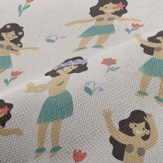 Hawaiian Hula Girl Performance Linen