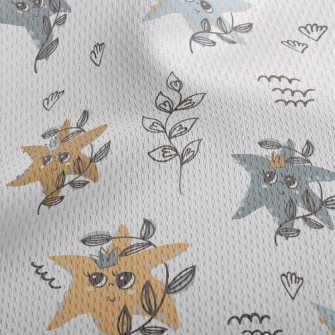 Deep Sea Starfish Crown Athletic Mesh Flat Back