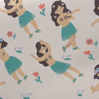 Hawaiian Hula Girl Twill