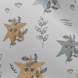 Deep Sea Starfish Crown Chiffon